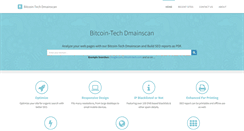 Desktop Screenshot of domainscan.bitcoin-tech.com