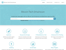 Tablet Screenshot of domainscan.bitcoin-tech.com